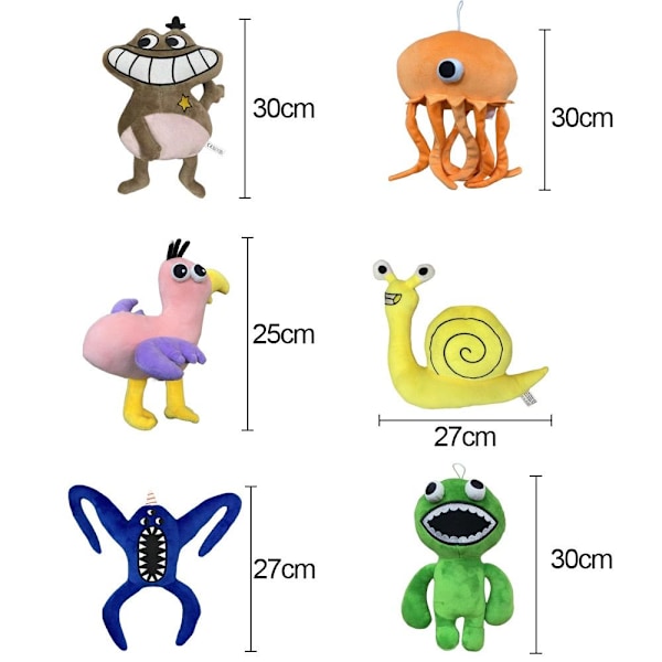 Banban hage plysj leketøy utstoppede dyr Doll Pute GUL -1 Yellow