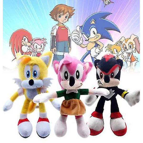 Sonic Plysjleker Dukke Plysjdukke Barnebursdagsgave -1