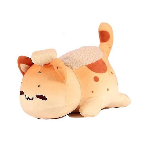 Sød kat plys Doughnut Kat Plys Kawaii Kat Plys Legetøj Velegnet til børns julefødselsdagsgave 25cm-r CNMR Bread Cat