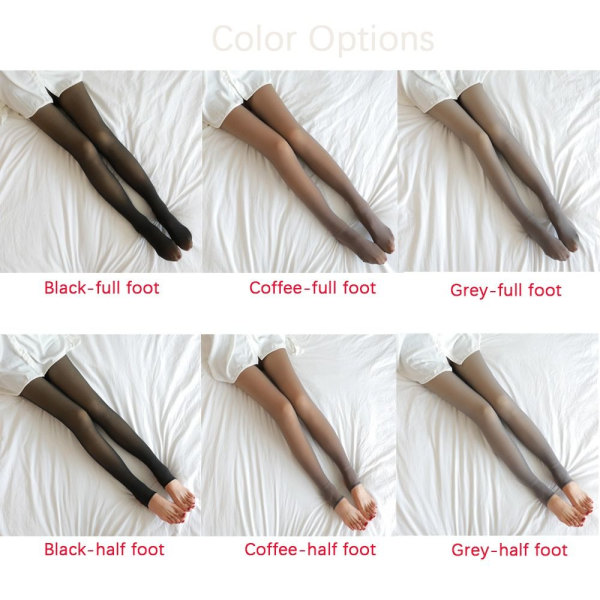 Varm Strumpbyxor Strumpor KAFFE-HALVFOTS KAFFE-HALV Y Coffee-half foot