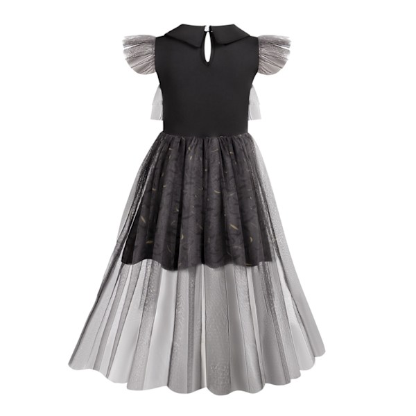 Addams perheen keskiviikkomekko lapsille zy Black size-110