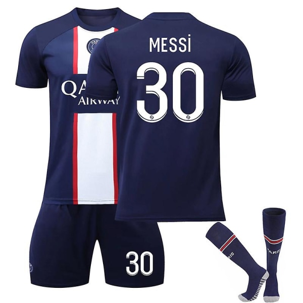 Messi Fotballklær for barn Fotballdrakt Treningsdrakt 22/23 Z 2XL