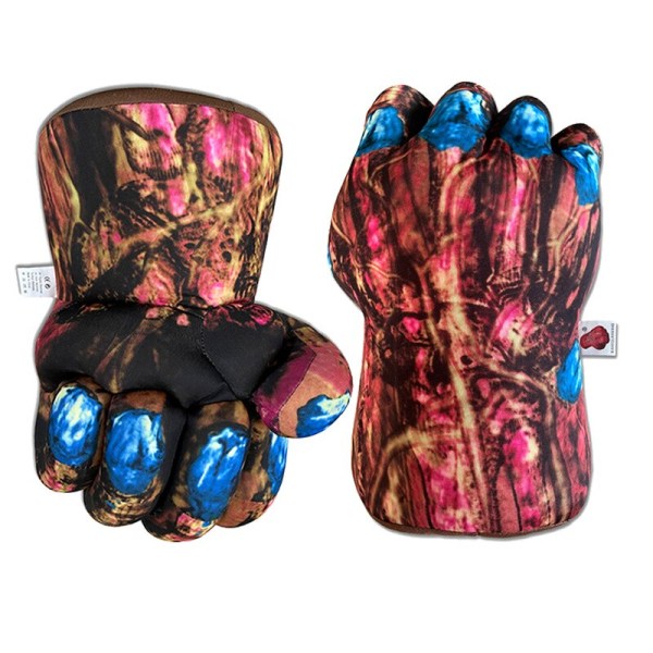 Marvel Figuuri Nyrkkeilyhanskat Spiderman Superhero Cosplay Gloves zy Thanos C left hand