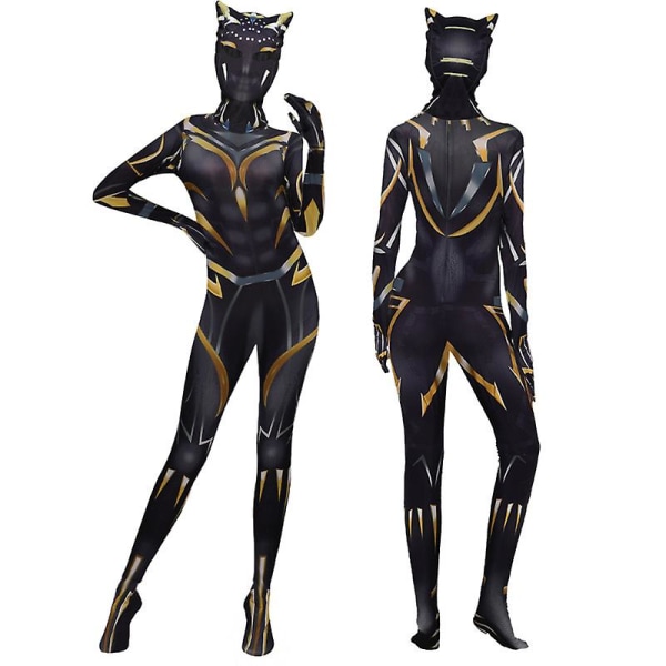 Tyttöjen Black Panther Cosplay -asu naisille - 110