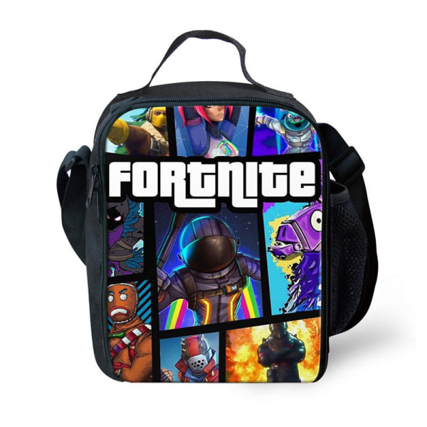 Fortnite Lunch Bag Kids Fortress Night Printed Kid School Bag - B10