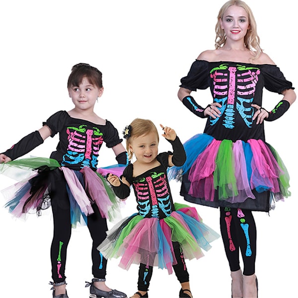 Halloween lasten aikuisten puku Cosplay Performance -vaatteet 3-4 vuotta - Kids XL