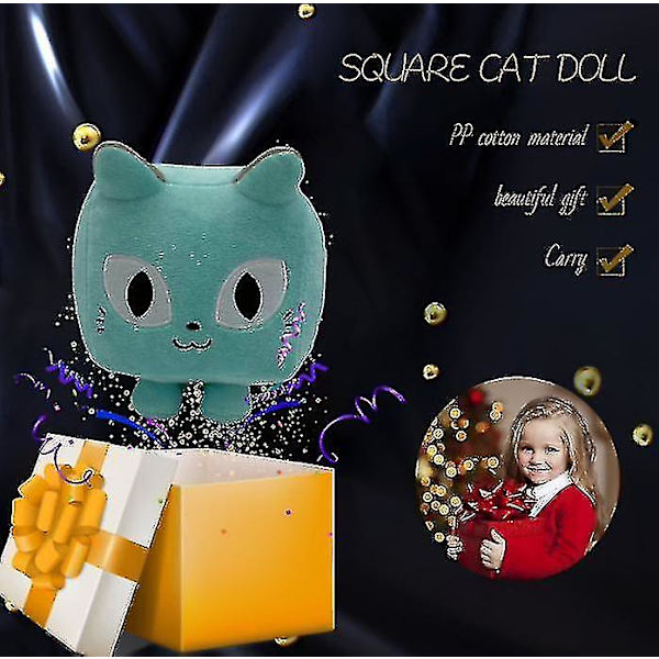Big Games Cat Pehmo Pet Square Cat Pehmo Z Blue