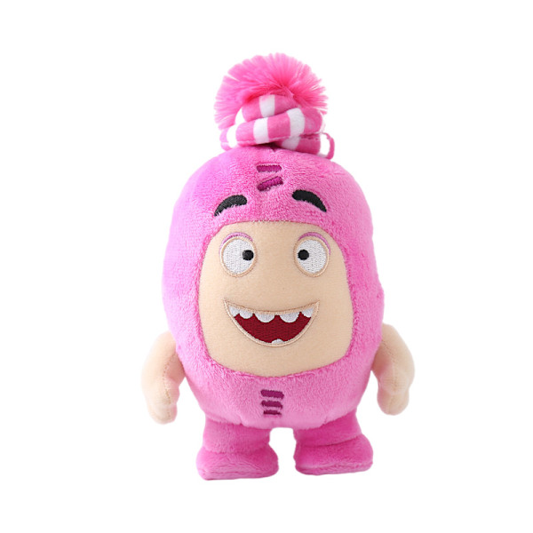 1 Oddbods qipao mengbei plysjlekedukke tegneserieanimedukke, rosa -1