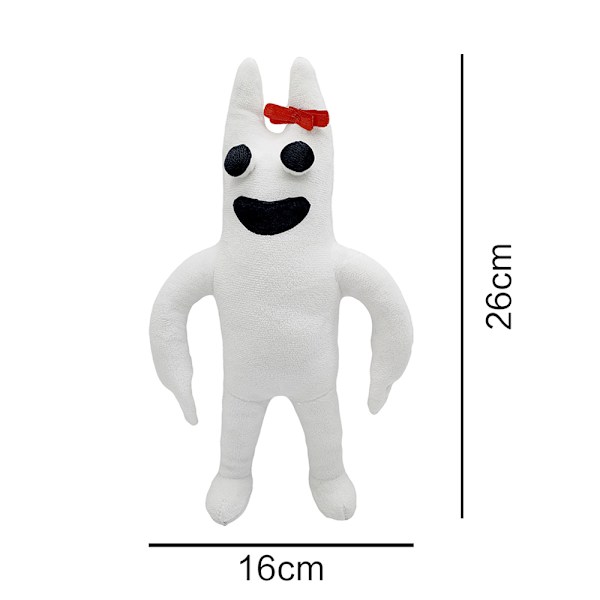 25 cm Garten of Banban Plysj Leker Barnespill Monster Utstoppet Doll -1 white