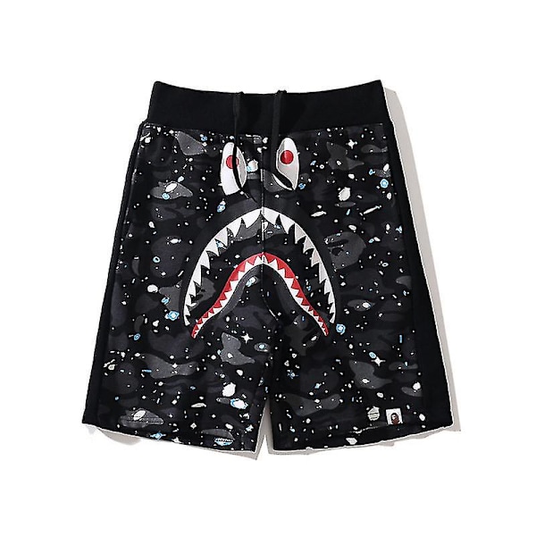 Bape shark head shortsit miehille Y black M(165-170CM)