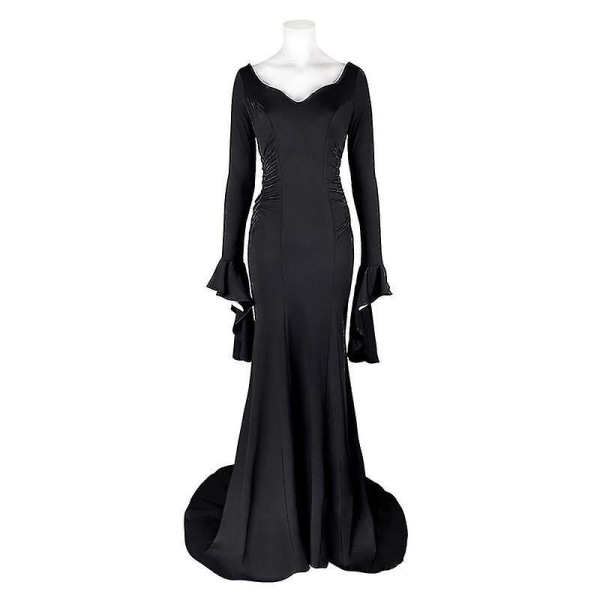 Halloween-kostume Addams Family onsdags-cosplay-kjole Z