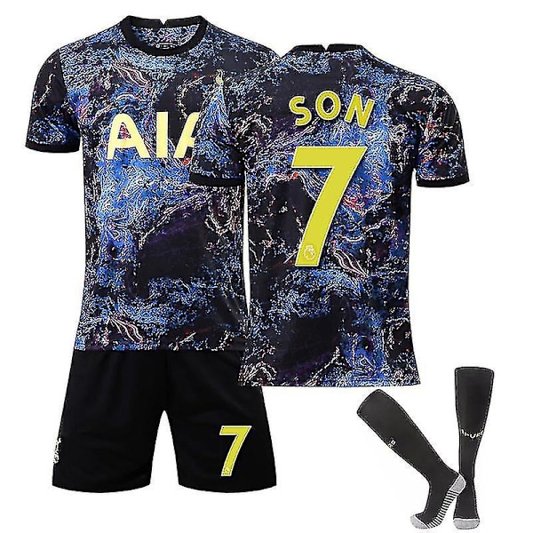 Son #7 tröja herr Tottenham Hotspur 22 fotbollströja set CNMR Kids 24(130-140CM)