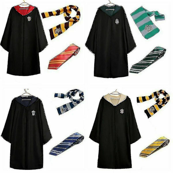 Barne Harry Potter 3 stk sett Cosplay Costume_s CNMR Red L