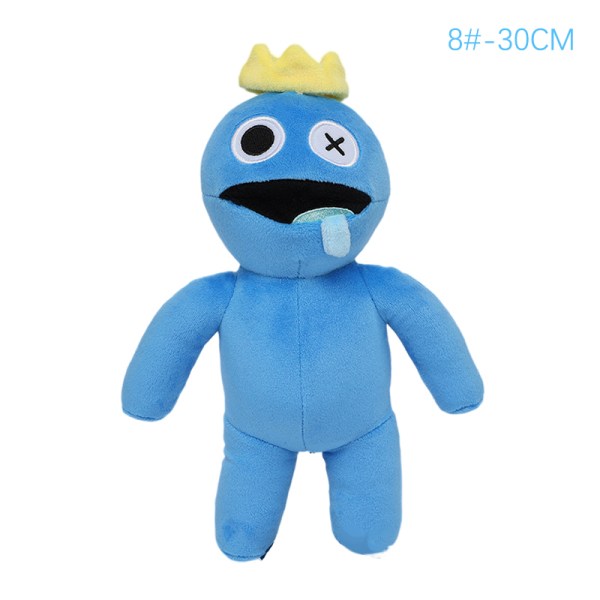 Rainbow Friends udstoppede dyrelegetøj Blue Monster Soft Plys Y 8#