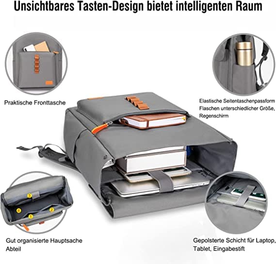Ryggsäck Herr Dam Flickor 15,6 tums laptopfack .