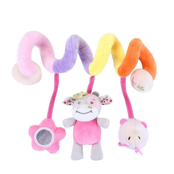Pehmeä Vauvan Musiikki Pinnasänky Riippuva Spiraalisensorinen Opetuslelu V Z X Car Hanging Toys D