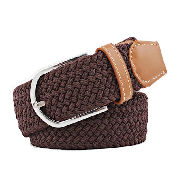 Belte lerret stoff 26 farger str W26 - W36 sash klær - CNMR 18 Brun one size