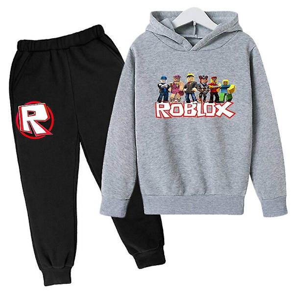 Set Robloxing Hoodie Pojkar Flickor Höst Vinter Sweatshirt Kläder Barn Långärmad Tecknad Casual Hoodie 4-14 år gammal Bildfärg17 CNMR 150