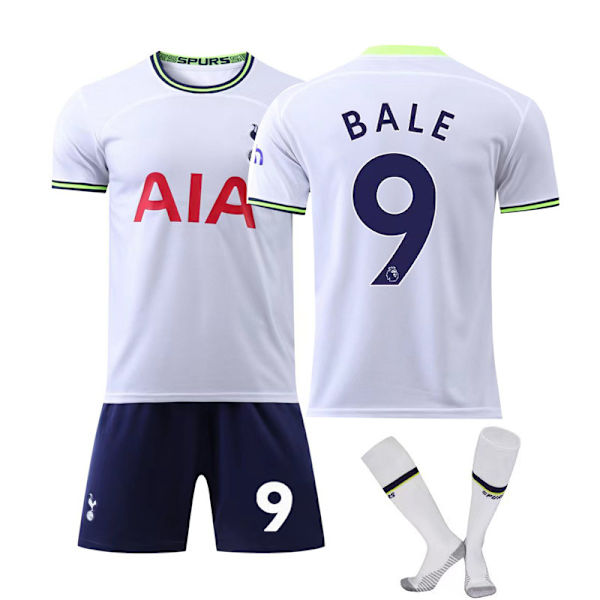 22-23 Tottenham Hotspur fotballdrakter for barn, ungdom for menn zV BALE 9 18 (100-110cm)