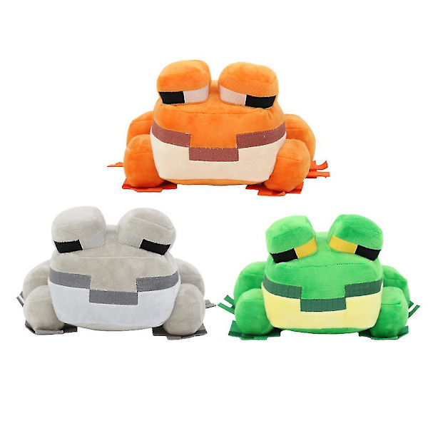 Minecraft Live plysjlekespill Frosk utstoppet dukke for barn Gave CNMR Orange