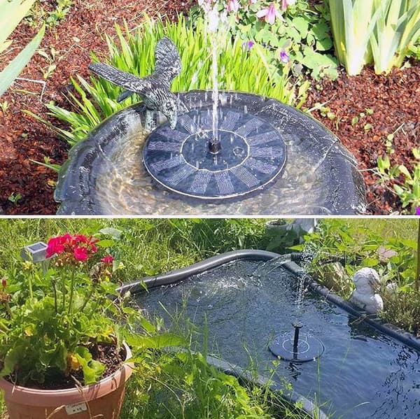 13/16/18cm Solar haven terrasse springvand. 13cm