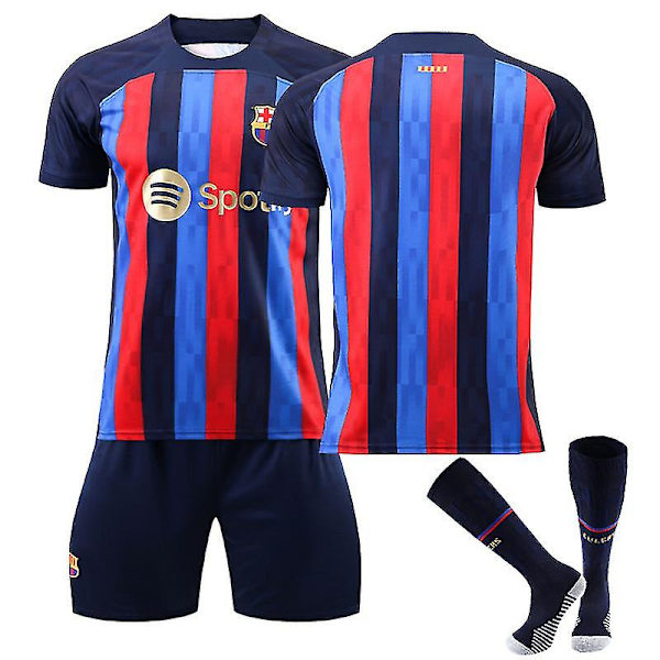 Barcelona fotball skjorte Hjemme sport fotball skjorte / 16(90-100CM) Gavi 30