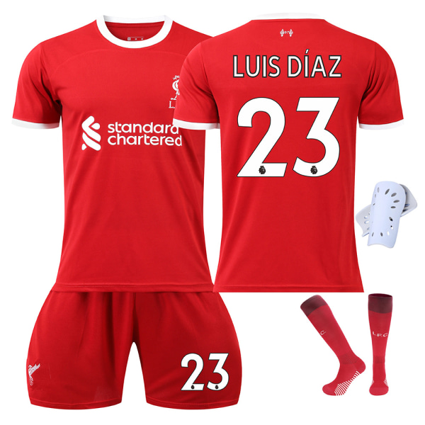Sæson 2023-24 Liverpool trøje nr. 11 Salah 9 Firmino V NO.23 LUIS DIAZ 22
