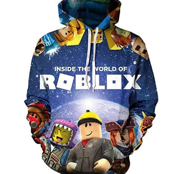 ROBLOX Lasten Huppari Takki Pusero Pitkähihainen Huppu E E 160cm