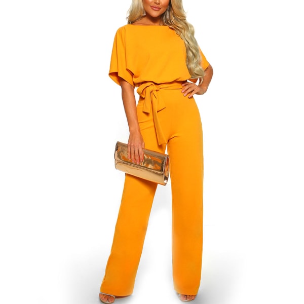 Dame Jumpsuit Romper Beach Vacation Body Straight Ben Z X Yellow L