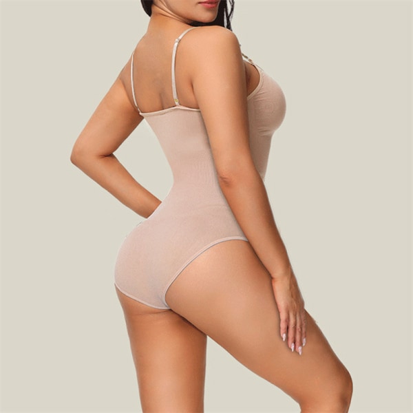 Body Shapewear Sømløs Body Shaper Belly Hip Shapewear - Apricot 2XL