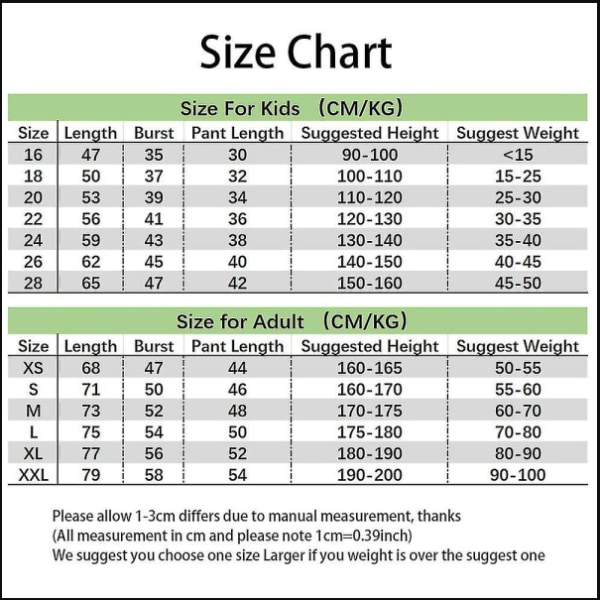 Messi fotballdrakter for barn/voksne fotballdrakter treningsdrakt / L(175cm-180cm)