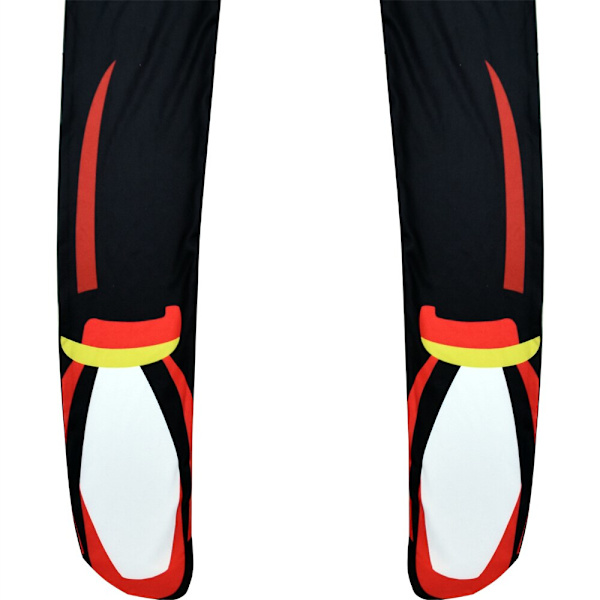 Jumpsuits til børn med maske Sonics Cosplay kostume til børn Sort K black 130cm
