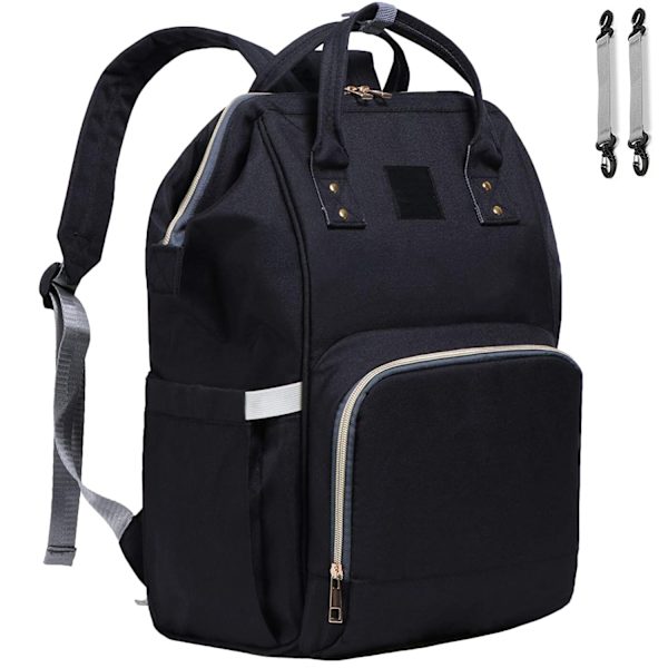 Skötväska Ryggsäck - Ticent Multifunction Travel Back Pack-1 Black