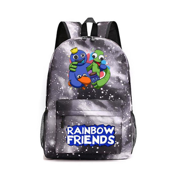 Kids Roblox Rainbow Friends Reppu Reppu Koululaukku Lahja v grey