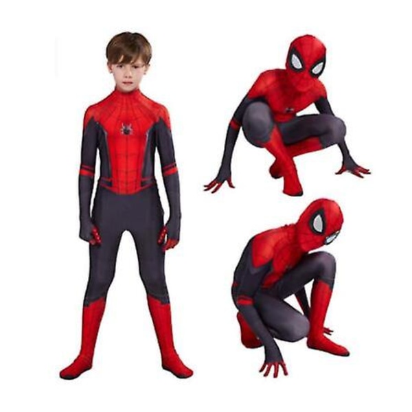 Barn Spiderman Cosplay kostym Far From Home Spiderman kostym Halloween Cosplay kostym CNMR Red 130