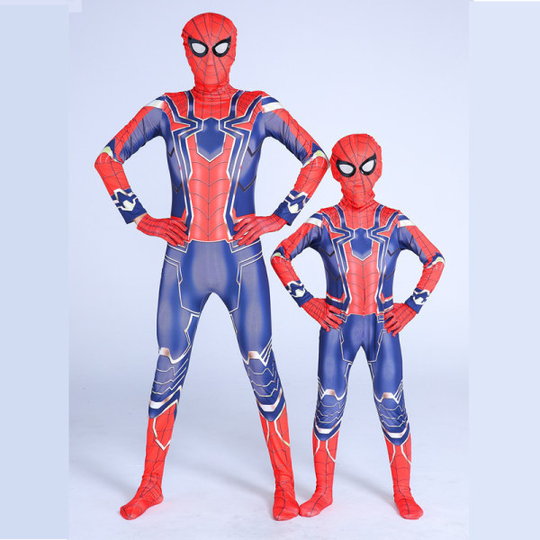 Halloween Spider Man Kids Cosplay Vaatteet Iron Spider Man - 140 yards