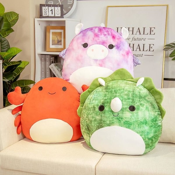 20 cm Squishmallow plysjdukke svart Cat Z