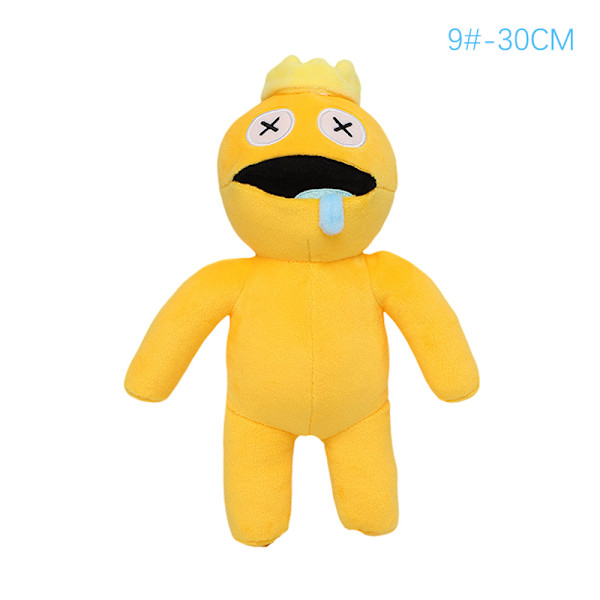 Rainbow Friends kosedyreleker Blue Monster Myk Plysj Dol / 9#