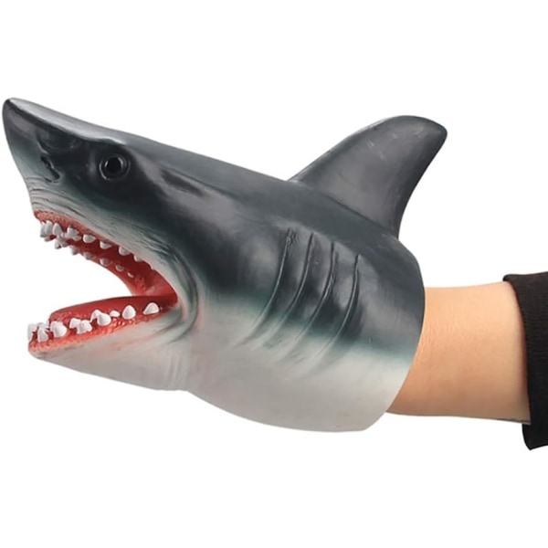 Pehmeä kuminen Shark Hand Puppet Realistic H