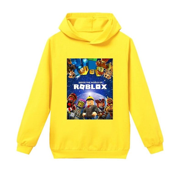 Forår Efterår Roblox Børnetøj Drenge Piger Grafisk T-shirt Teenagere Hættetrøjer Hættetrøje Top Børnetøj 2-16 år CNMR 140 9-10Y as show12