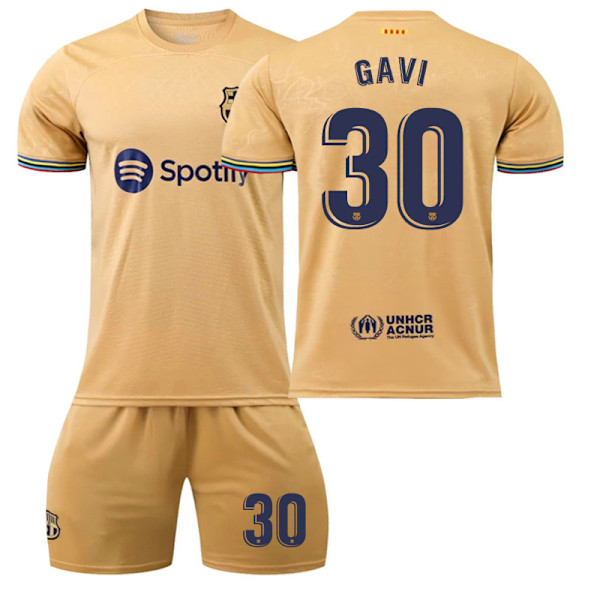 22 Barcelona-trøje Udekamp NR. 30 Gavi sweater Z X 22(130135cm)