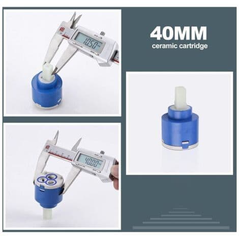 Erstatning 40 mm keramisk kranpatron for blandebatteri