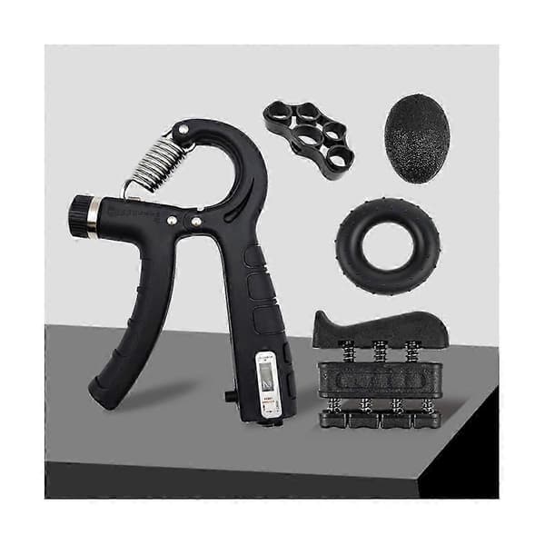 5-pack Grip Er Kit Justerbart Handgrepp Set Med Finger Tränare Hand Extens-Yogu