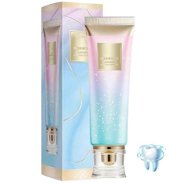 Niacinamid Dazzle White Tandkräm, Body Accel Niacinamid Whitening Tandkräm, Frisk Andedräktstandkräm