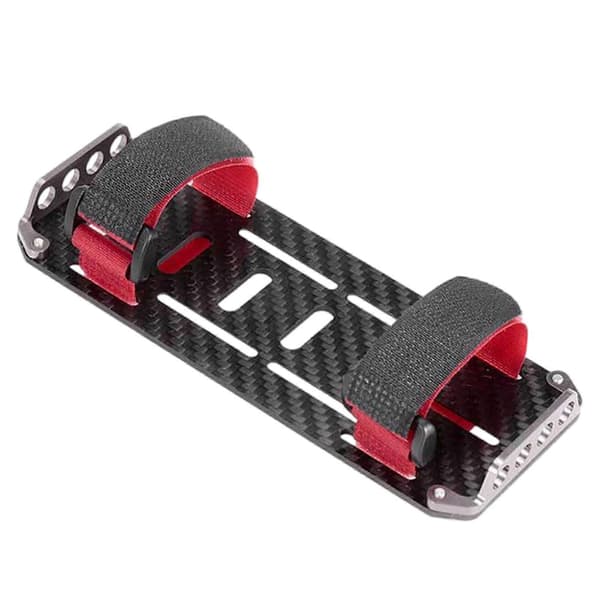 Batteriholderplade af kulfiber til 1/10 RC Crawler SCX10 Axial Rock CarWR ft
