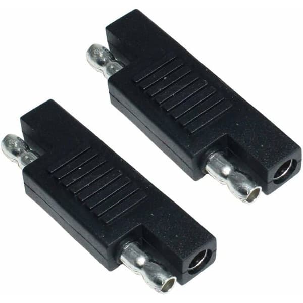 Sæt med 2 SAE polaritetsinverteradapterstik