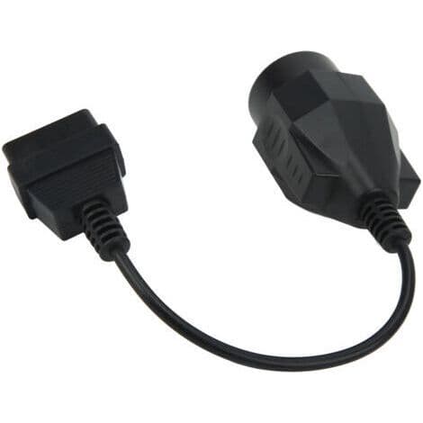 OBD II 20-pin til OBD2 adapterkabel, rund kabel for diagnostisk skannerverktøy