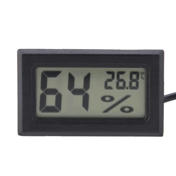 Minihygrometer, 1,9 * 1,1 * 0,6 meter, temperatur och luftfuktighet, för inkubatorer