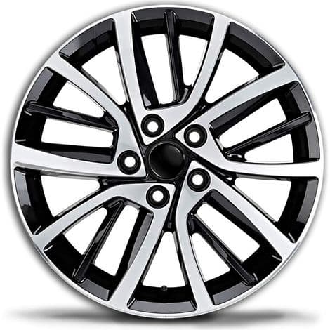 Kompatibel med Volkswagen hjulkapsler, sett med 4.