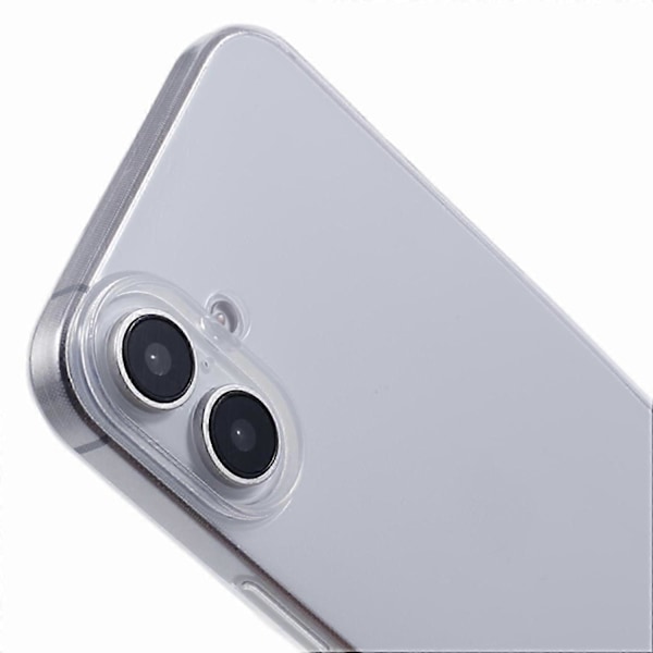 KIGC Skal för iPhone 16, Klar TPU Flexibelt Telefonskal
